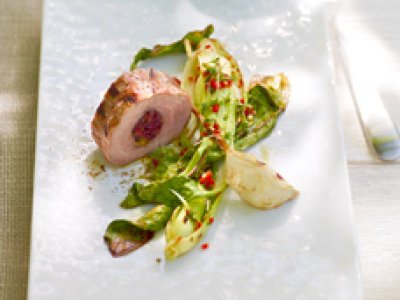 Kalbsfilet mit roter Zwiebelmarmelade